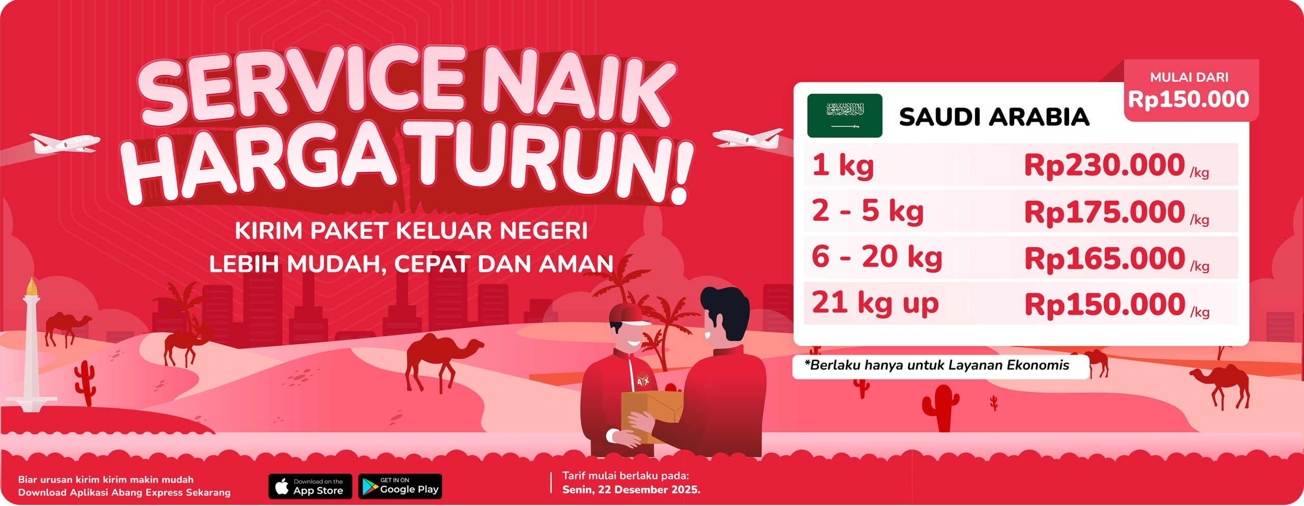 Service Naik Harga Turun